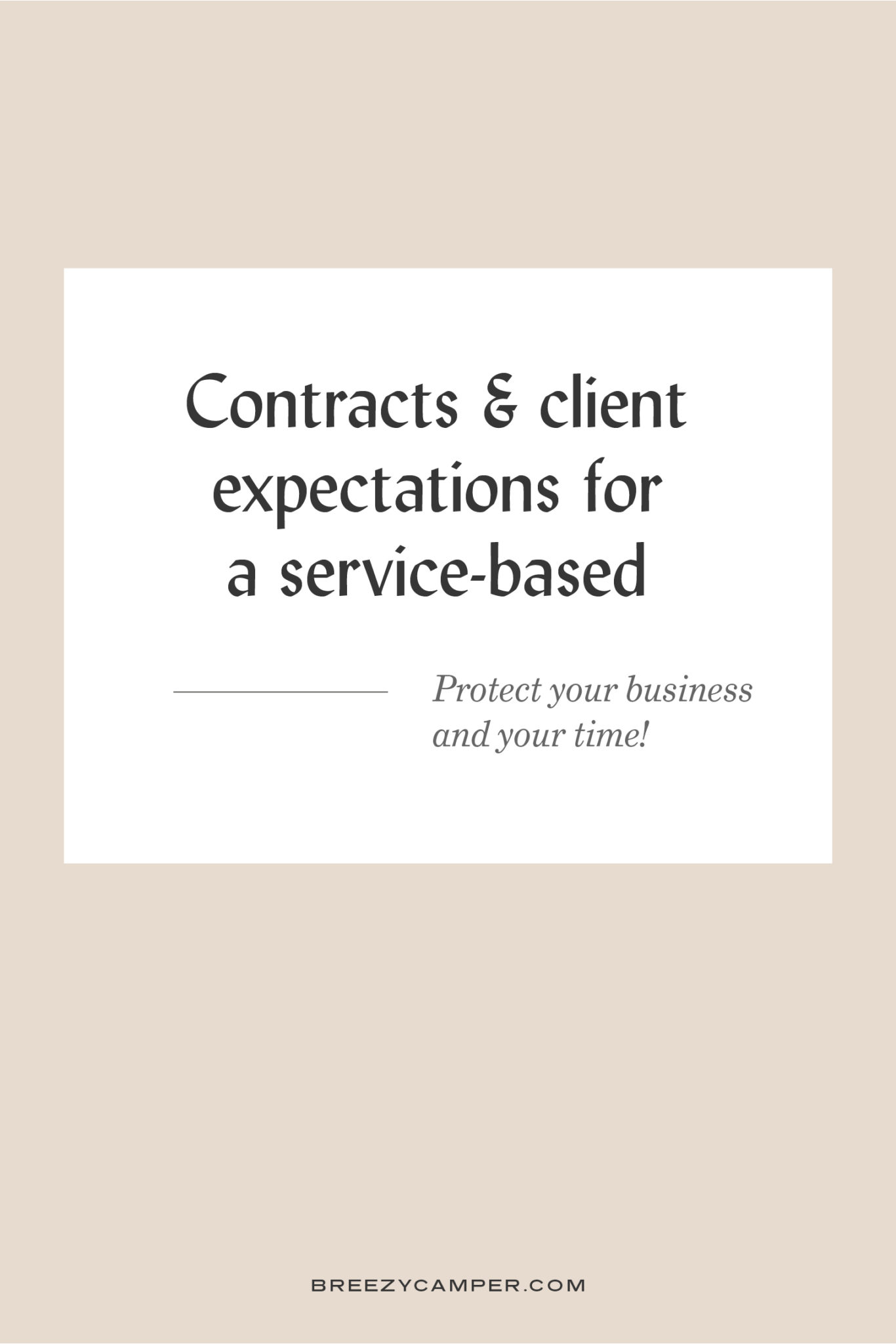 It helps you define their expectations, what you'll be delivering, and how the process will go from beginning to end. For designers and artists this also means there is an agreement of who has the rights to the end product. Also, if things go sour, they can agree that this is how they will proceed.